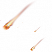 Recorte de meteoros de estrela de meteor