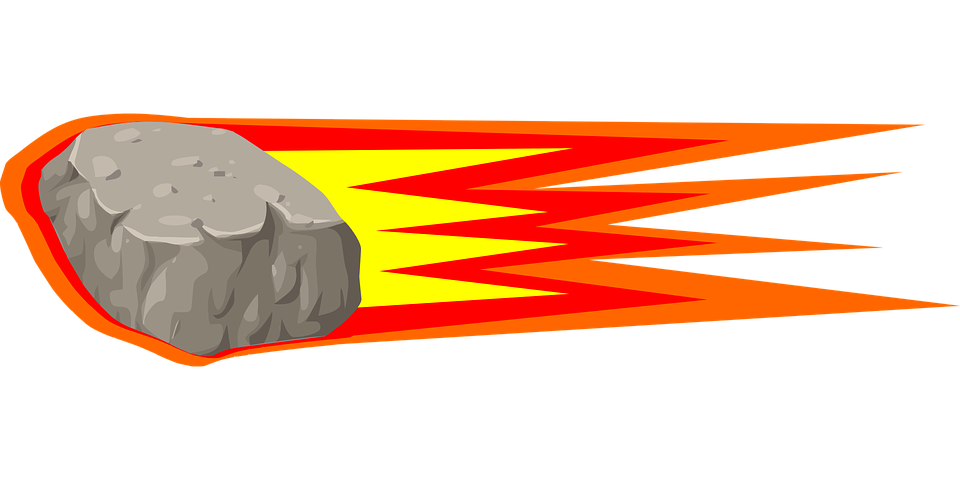 Meteorstern transparent