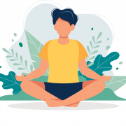 Mindfulness Concept PNG Cutout