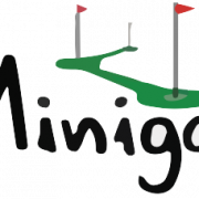 Logotipo de mini golf PNG