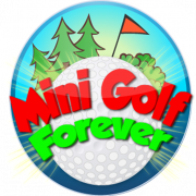 Logotipo de mini golf transparente