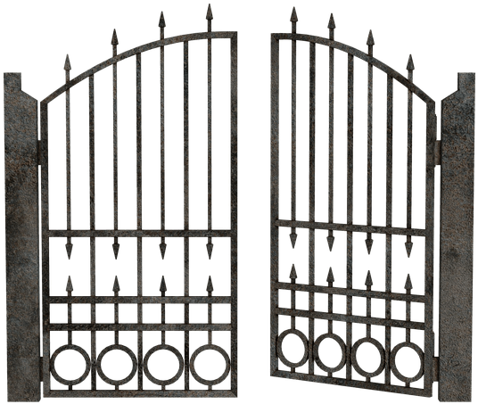 Modern Gate PNG Cutout