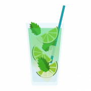 Mojito -achtergrond PNG