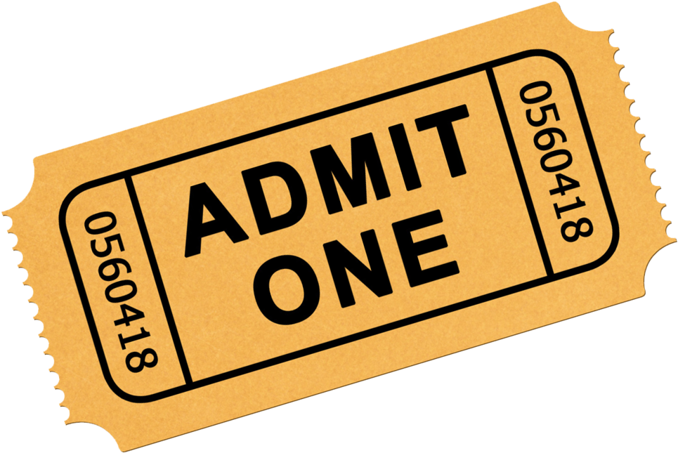 Movie Ticket PNG Pic