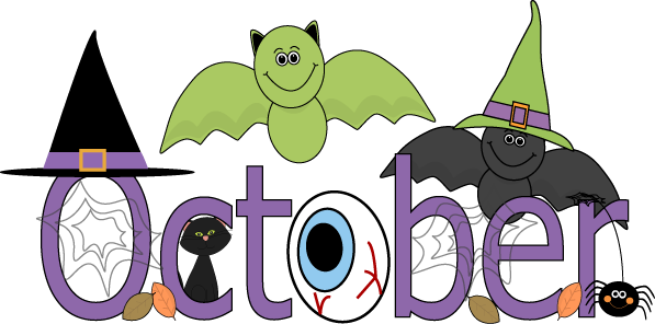 October Month PNG Clipart