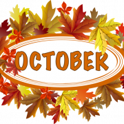 October Month PNG Image HD
