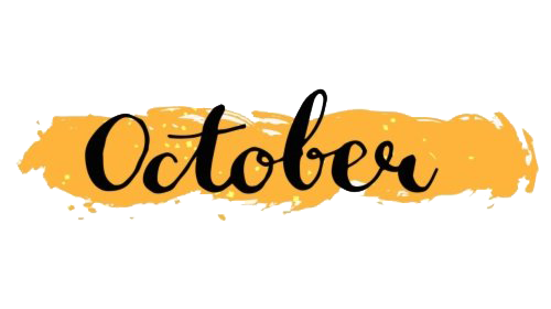 October PNG Clipart