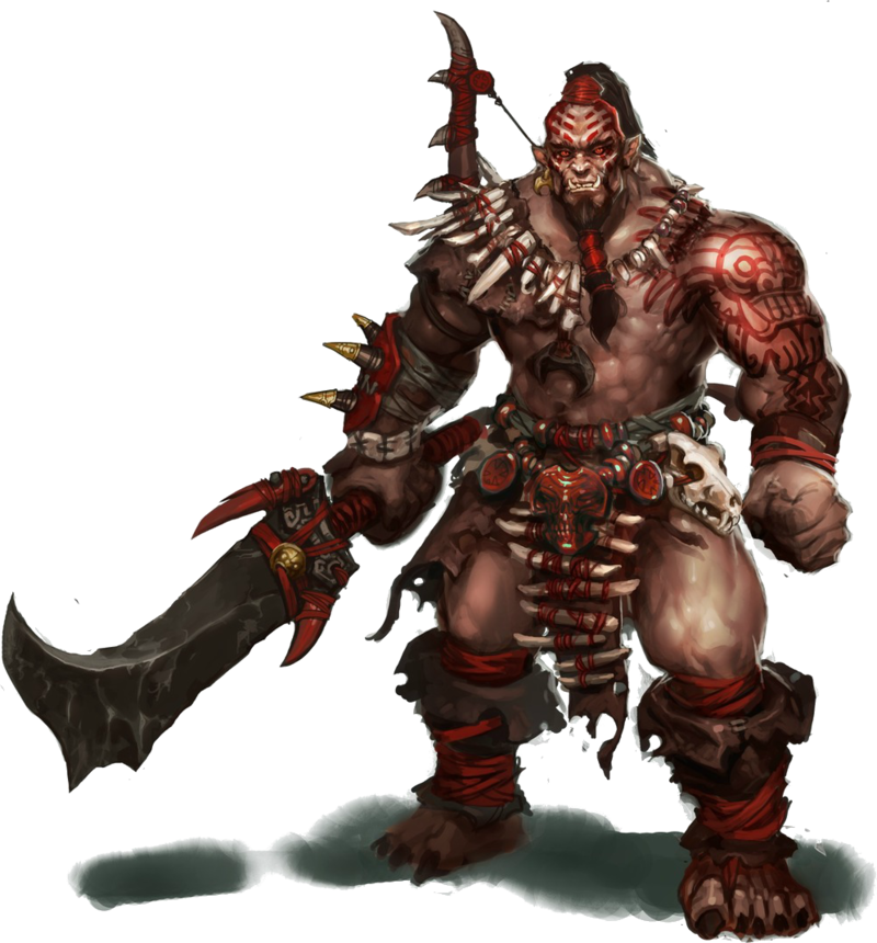 Orc Monster PNG File