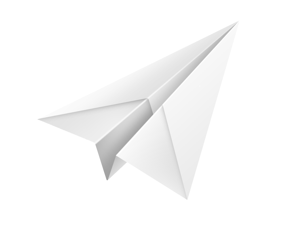 Paper Plane Fly No Background