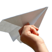 Papel na eroplano origami png file