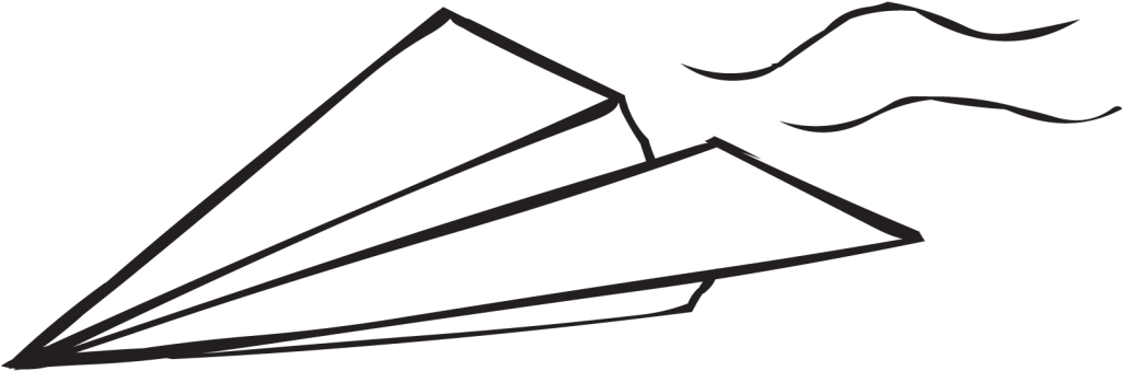 Paper Plane Origami PNG Image HD