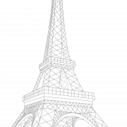 Paris kulesi şeffaf