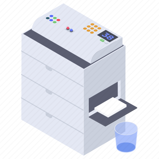 Photocopier Machine Equipment PNG File