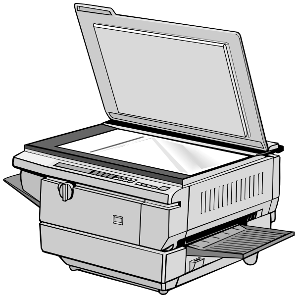 Photocopier Machine Equipment Transparent