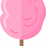 Rosa Baumwoll -Süßigkeiten PNG Ausschnitt