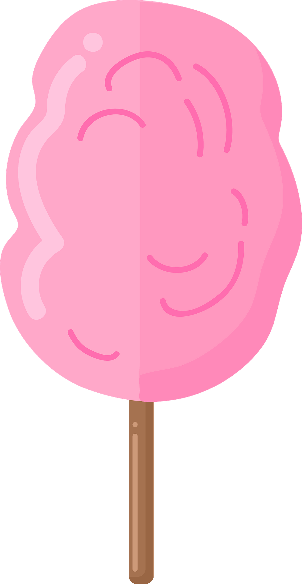 Pink Cotton Candy PNG Cutout
