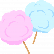 Pink Cotton Candy PNG Photo