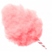 حلوى القطن الوردي PNG PIC