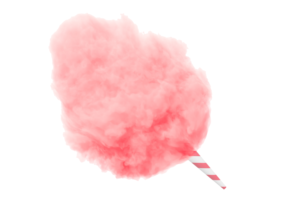 Pink Cotton Candy PNG Pic