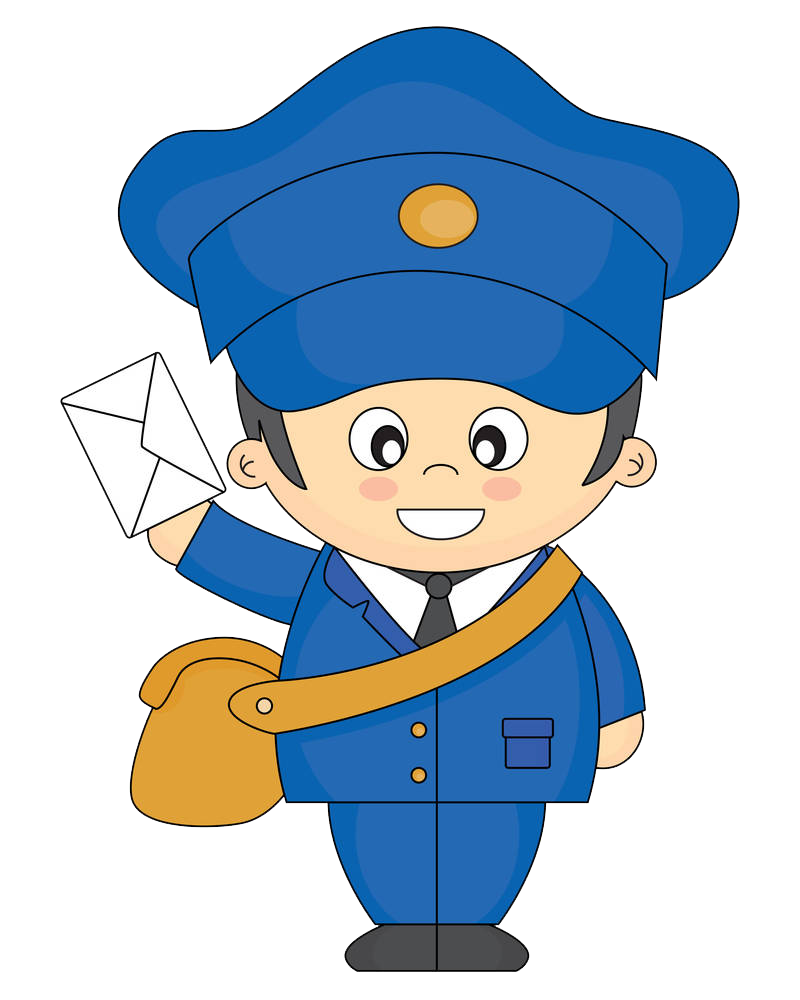 Postman PNG Image File
