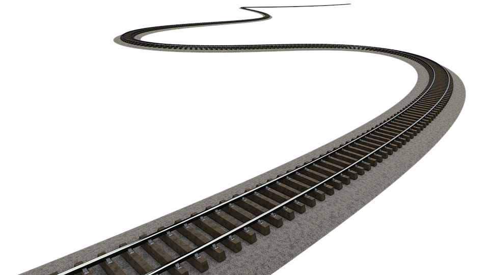 Railroad Tracks PNG Cutout