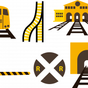Railroad Tracks Transparent