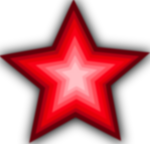 Red Star PNG Clipart