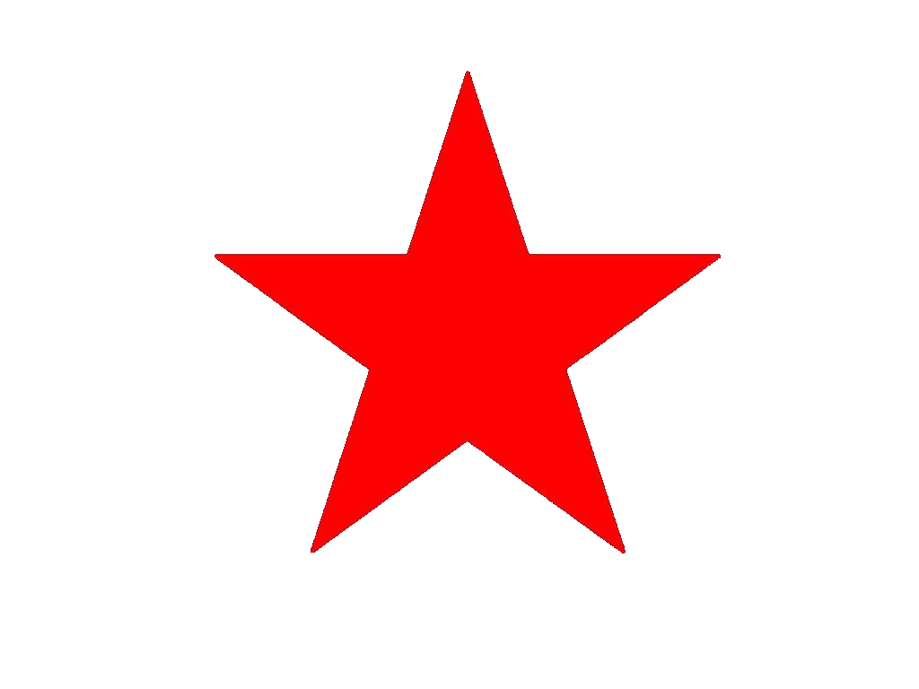 Red Star PNG HD Image