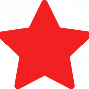 Red Star PNG Image HD
