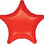 Kırmızı yıldız şekli PNG