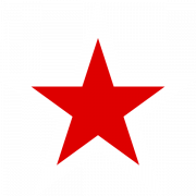 Red Star Shape PNG Photos