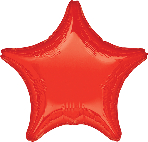 Red Star Shape PNG