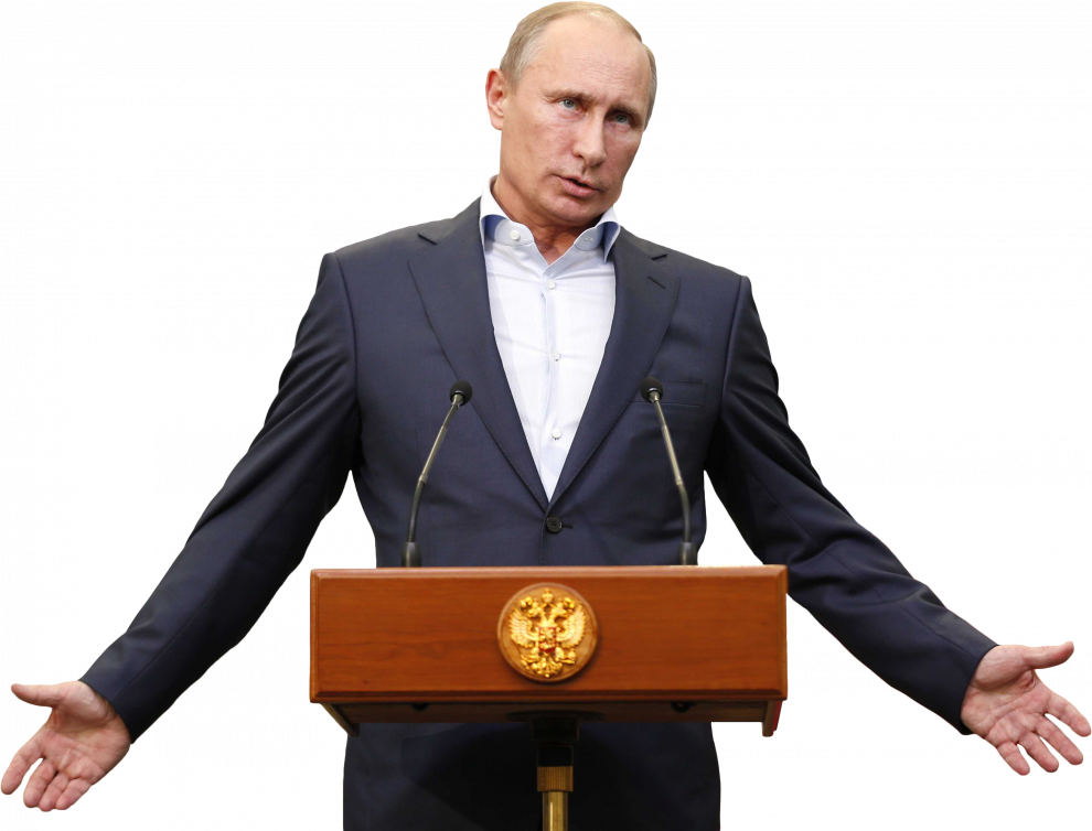 Presidente russo Vladimir putin png