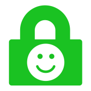 Secure HTTPS Green Symbol PNG Cutout