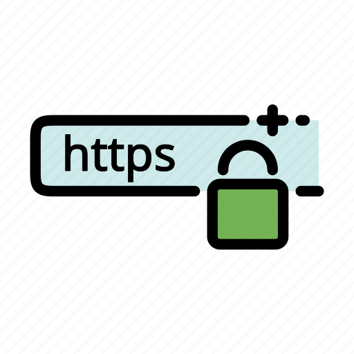 Secure HTTPS Green Symbol