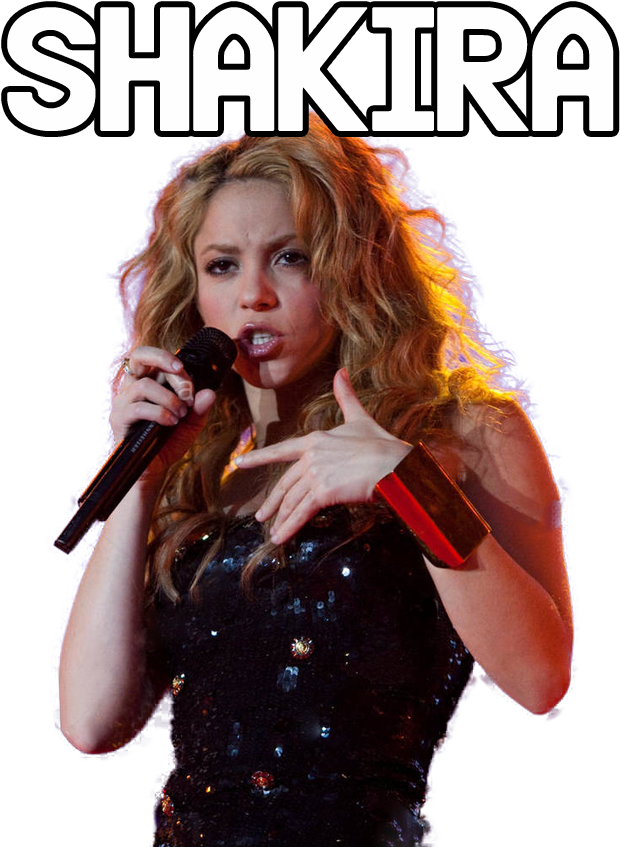 Shakira PNG Bild