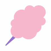 Sweet Cotton Candy PNG Image