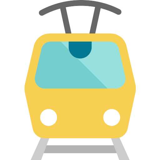 Straßenbahn transparent