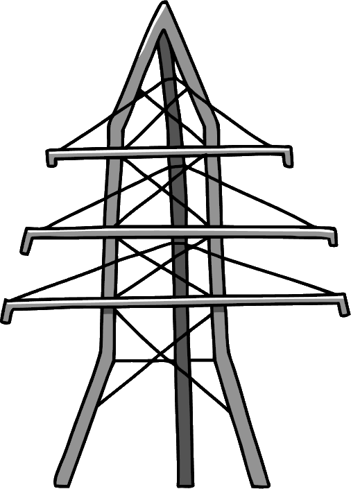 Transmission Tower PNG File