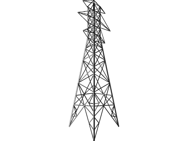 Transmission Tower PNG Image File