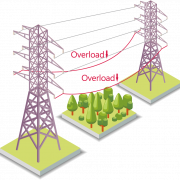 Transmission Tower PNG Photo