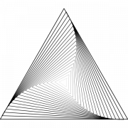 Arquivo de imagem PNG geométrico do triângulo