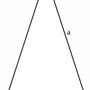 Recorte de png de vetor de triângulo
