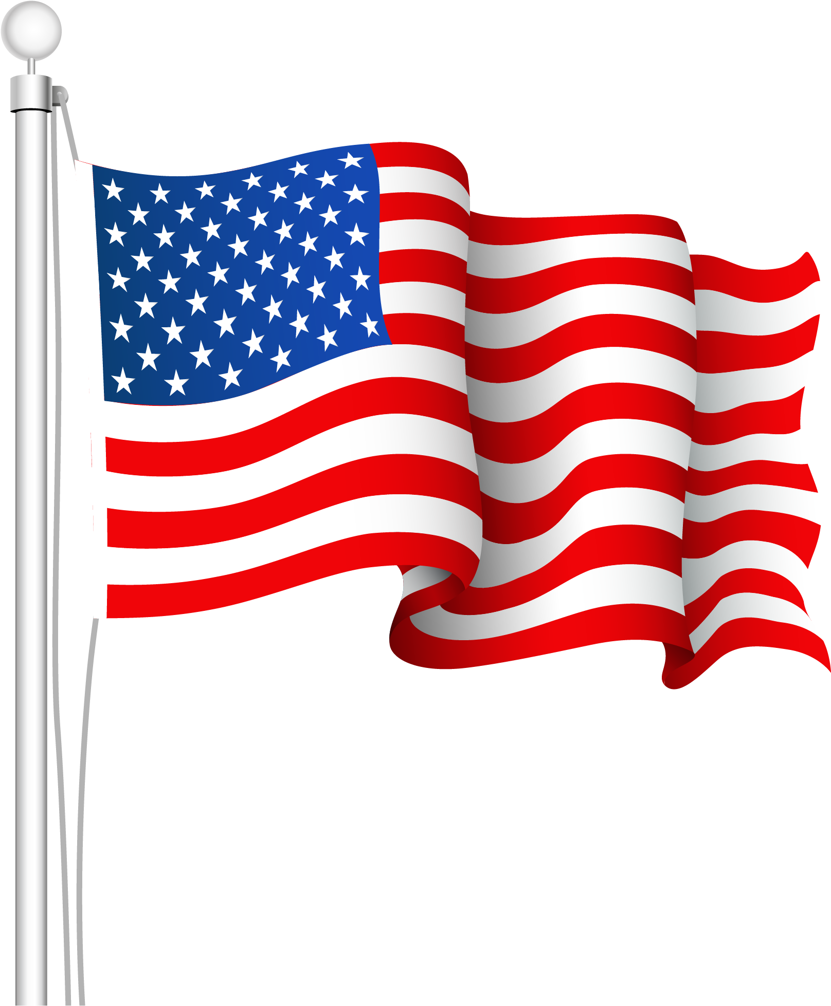 USA Flag Transparent