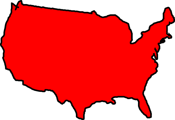 USA Map Background PNG
