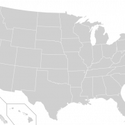 USA Map PNG