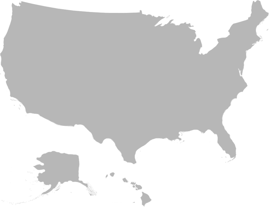 USA Map PNG HD Image