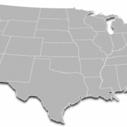 USA Map PNG Pic