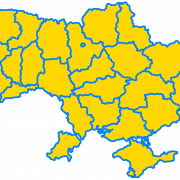 Oekraïne kaart PNG -afbeelding