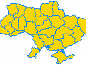 Карта Украины PNG изображение